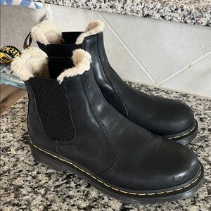 Dr marten boots with Fur Lining